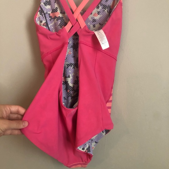 Ivivva Reversible Swimsuit, Size 12 - Picture 2 of 8